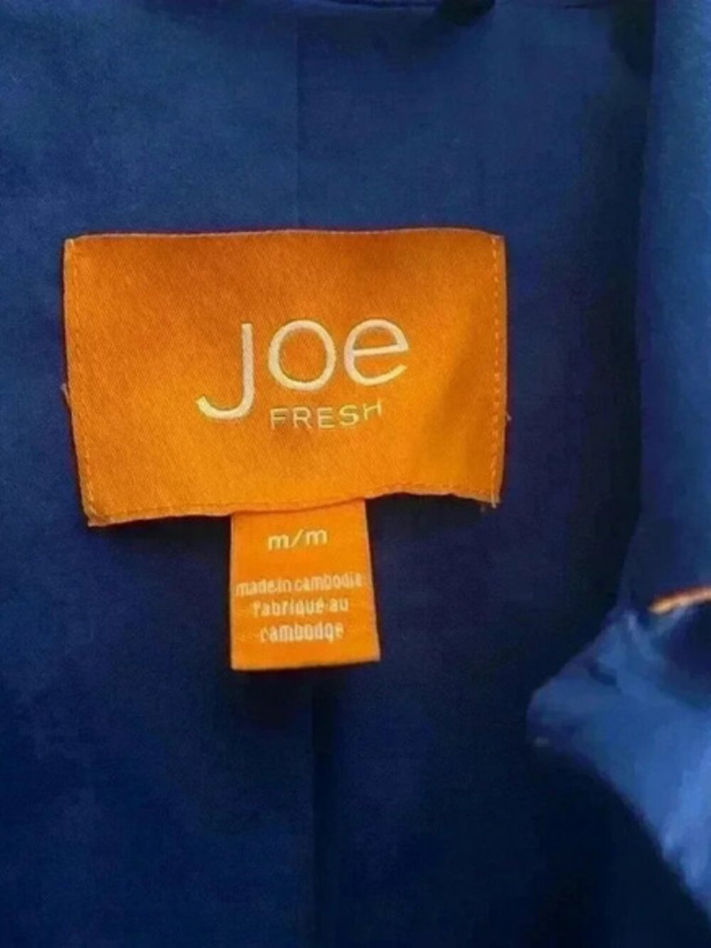 Joe Fresh trench